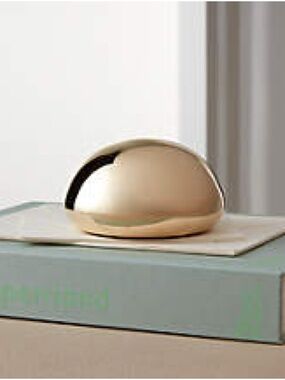 Dew Brass Paper Weight by CB2